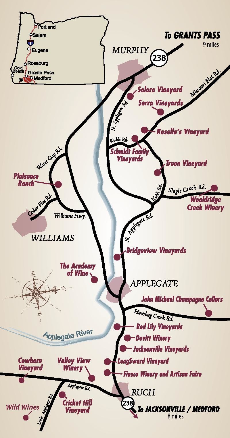 uncorked wine tour applegate valley